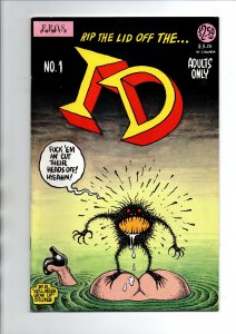 ID #1 - 1st print - R Crumb - Eros Comics - 1990 - VF/NM