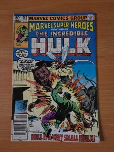 Marvel Super Heroes #102 Newsstand Variant ~ FINE FN ~ 1981 Marvel Comics