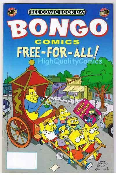 BONGO COMICS FREE-FOR-ALL, Bart Simpson, FCBD, 2006, NM+