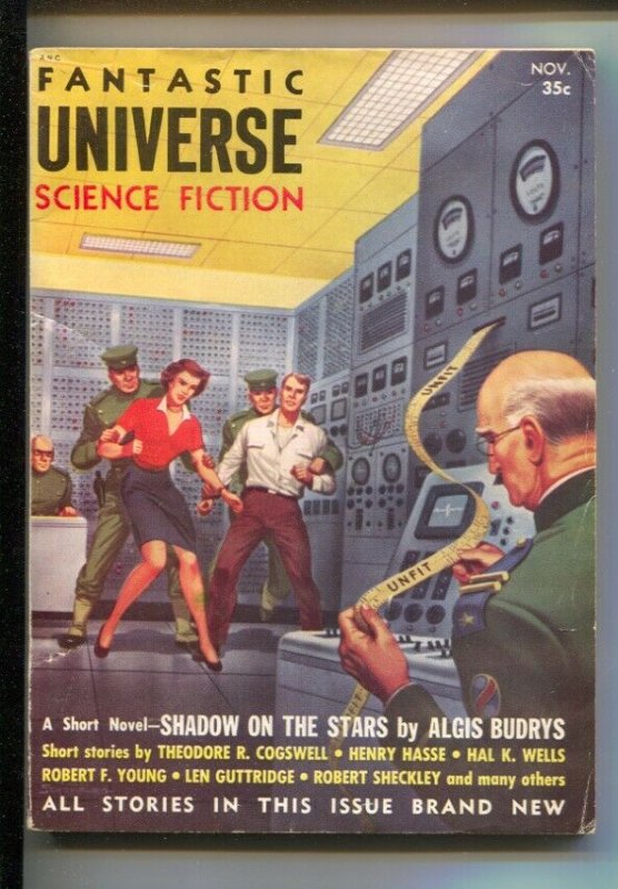 Fantastic Universe Science Fiction 11/1954-Alex Schomburg-Algis Budrys-Henry ...