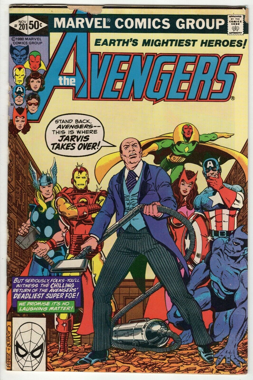 Avengers 1 Original Vintage 1980 Marvel Comics Jarvis Takes Over Comic Books Modern Age Dc Comics Avengers Hipcomic