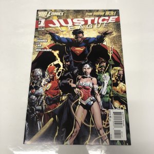 Justice League (2011) # 1 The New 52 (VF/NM) Variant Cover • Geoff Johns • 1:25