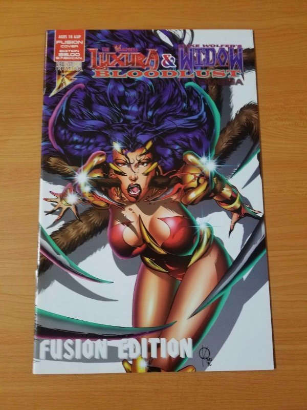 Luxura & Widow Blood Lust Omega #1 Fusion ~ NEAR MINT NM ~ (1996, Brainstorm)