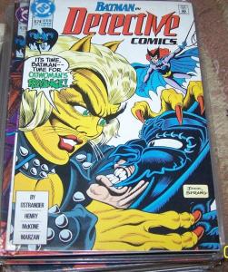 DETECTIVE COMICS  # 624  BATMAN 1990 DC  DC PRE NEW 52 REBIRTH CATWOMAN