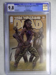 Walking Dead 15th Anniversary Edition # 19 Campbell Variant CGC 9.8.