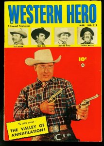 Western Hero Comics #112 1952- Fawcett- Tom Mix- Monte Hall- VF 