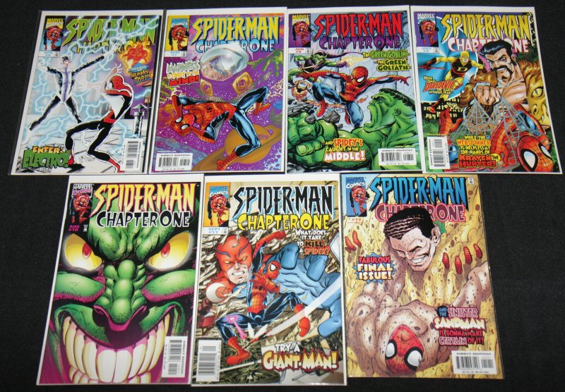 Modern Marvel SPIDER-MAN: CHAPTER ONE #0-12 - 13pc Mid Grade Comic Lot VF