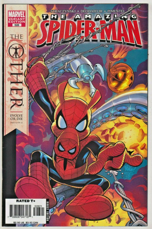 AMAZING SPIDER-MAN#528 VF/NM 2006 SPIDER-HAM VARIANT MARVEL COMICS 