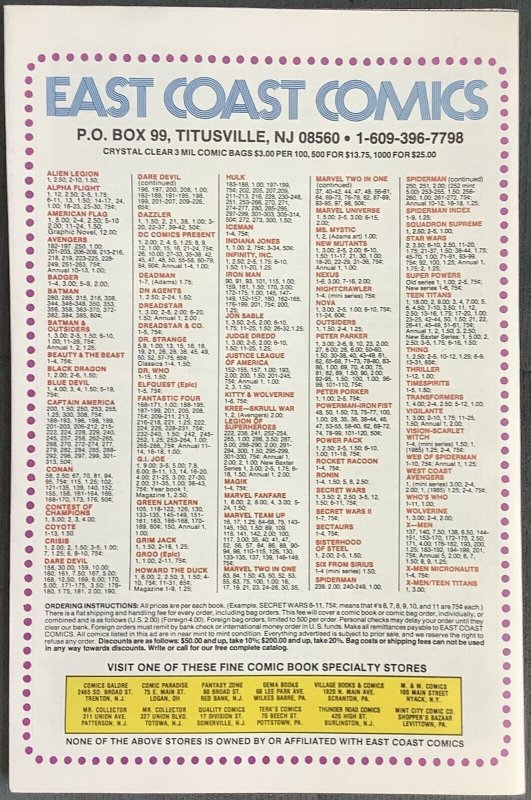 Longshot Limited Series #6 (1986, Marvel) VF/NM