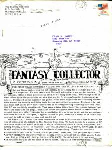 Fantasy Collector #195 1976-Caz-early comic buying/selling resource-newsletter-G