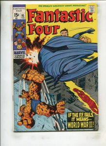 FANTASTIC FOUR #95 (9.2) WORLD WAR III!! 1970