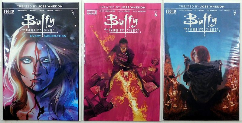 Buffy Vampire Slayer Lot 3 #6, 7, Every Generation 1 2020 Boom! Studios Comics