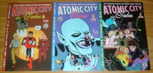 Atomic City Tales #1-3 VF/NM complete series - jay stephens set lot 2 comics