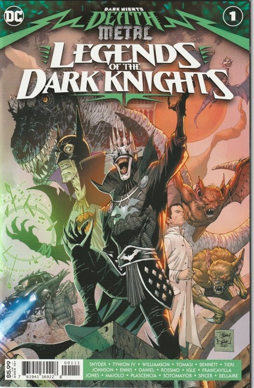 DARK KNIGHTS DEATH METAL LEGENDS OF THE DARK KNIGHTS # 1 (2020 DC) 1st PRINTING