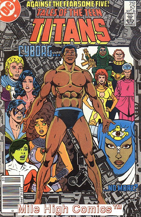 TEEN TITANS  (1980 Series)  (DC) #57 NEWSSTAND Near Mint Comics Book