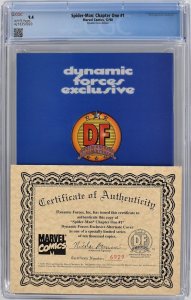 SPIDER-MAN CHAPTER ONE 1 CGC 9.4 LEE COVER DYNAMIC FORCES VARIANT COA