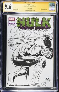 Hulk (2022) # 1 (CGC 9.6 SS) Signed & Sketch Tim Vigil * Marvel Comics * Cates