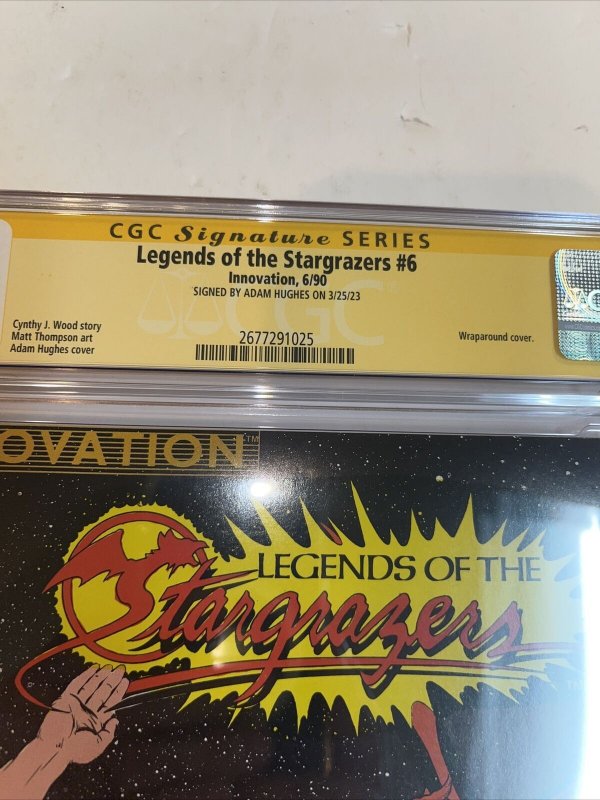 Legends Of The Stargrazers (1990) # 6 (CGC 9.4 SS) Signed Adam Hughes • census=2