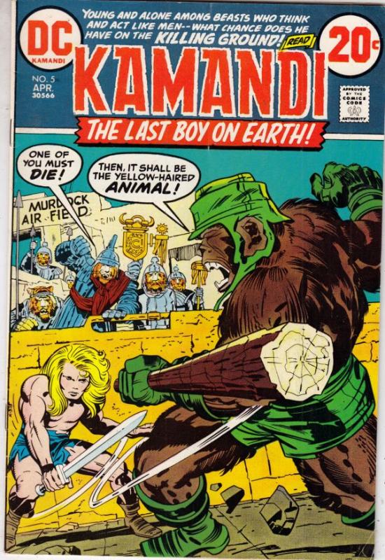 Kamandi the Last Boy on Earth #5 (Apr-73) FN/VF Mid-High-Grade Kamandi