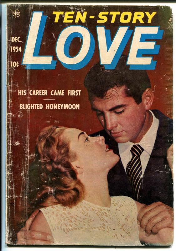 Ten-Story Love Vol. 35 #1 1954-Ace-former pulp-spicy romance-photo cover-FR/G