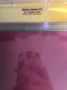 Harley Quinn (2020) # 75 (CGC 9.8 SS) Signed & Sketch Idris Durcet  * DC  Comics