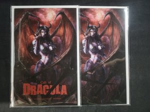 Cult of Dracula 2PC #1 - Alan Quah Trade + Virgin Variants (9.2ob) 2021