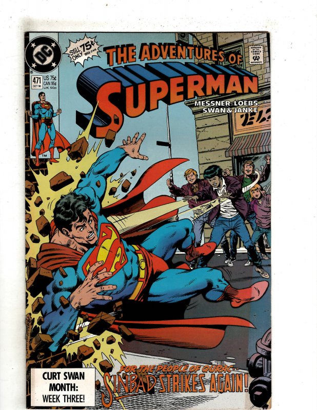 Adventures of Superman #471 (1990) YY3