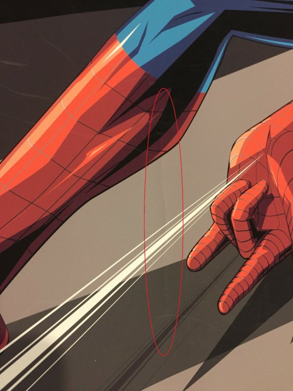 Amazing Spider-Man Screen Print (VF / EX) Marvel / Grey Matter