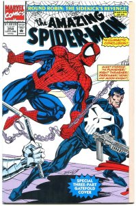 AMAZING SPIDER-MAN #358 1992-MARVEL COMICS-PUNISHER VF/NM
