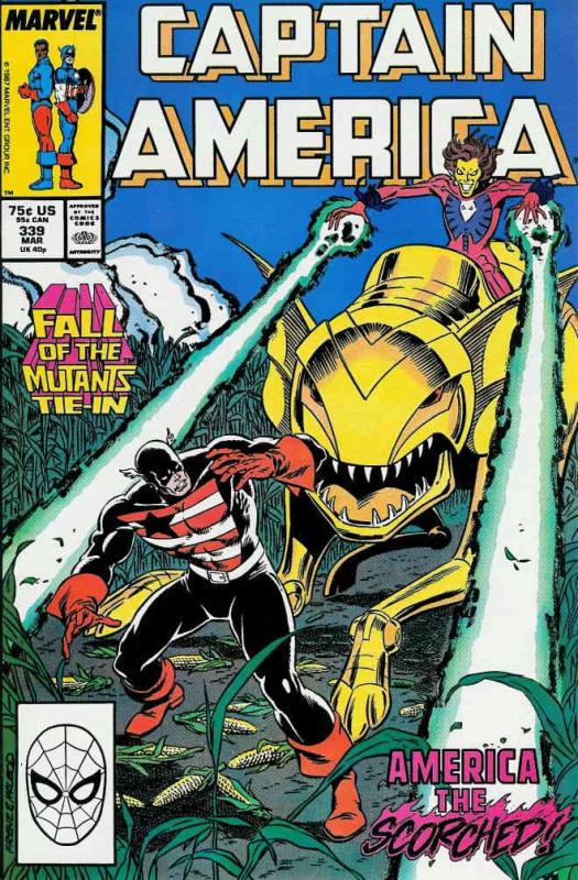 Captain America (1st Series) #339 VF/NM Marvel - save on shipping - details insi