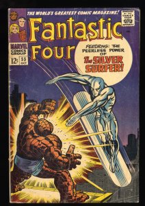 Fantastic Four #55 VG- 3.5 Silver Surfer Appearance!