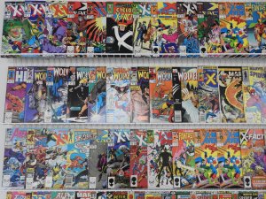 Huge Lot of 200+ Comics W/ X-Men, Wolverine, Marvel Team Up