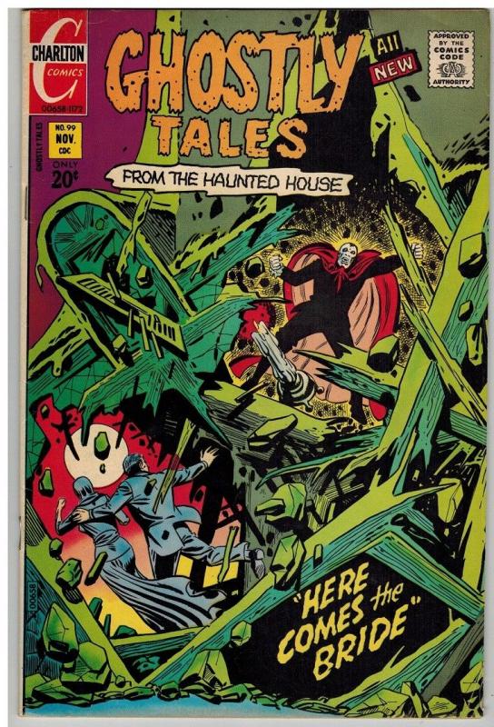 GHOSTLY TALES (1966-1984 CHARLTON) 99 VG-F Nov. 1972