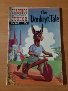 Classics illustrated Junior #542 : The Donkey's Tale ~ VERY GOOD VG ~ 1965