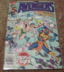 Avengers # 272  1986, Marvel  alpha flight +thor captain america 