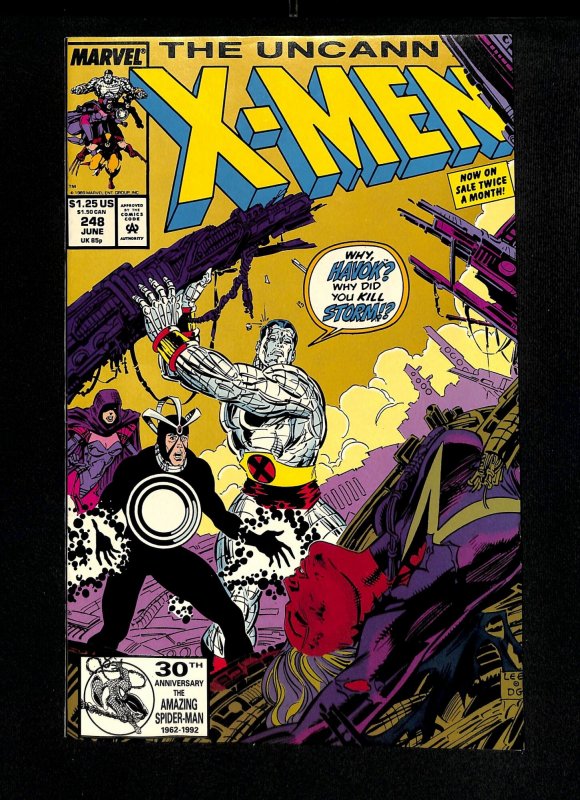 Uncanny X-Men #248 1st Jim Lee Art in title!