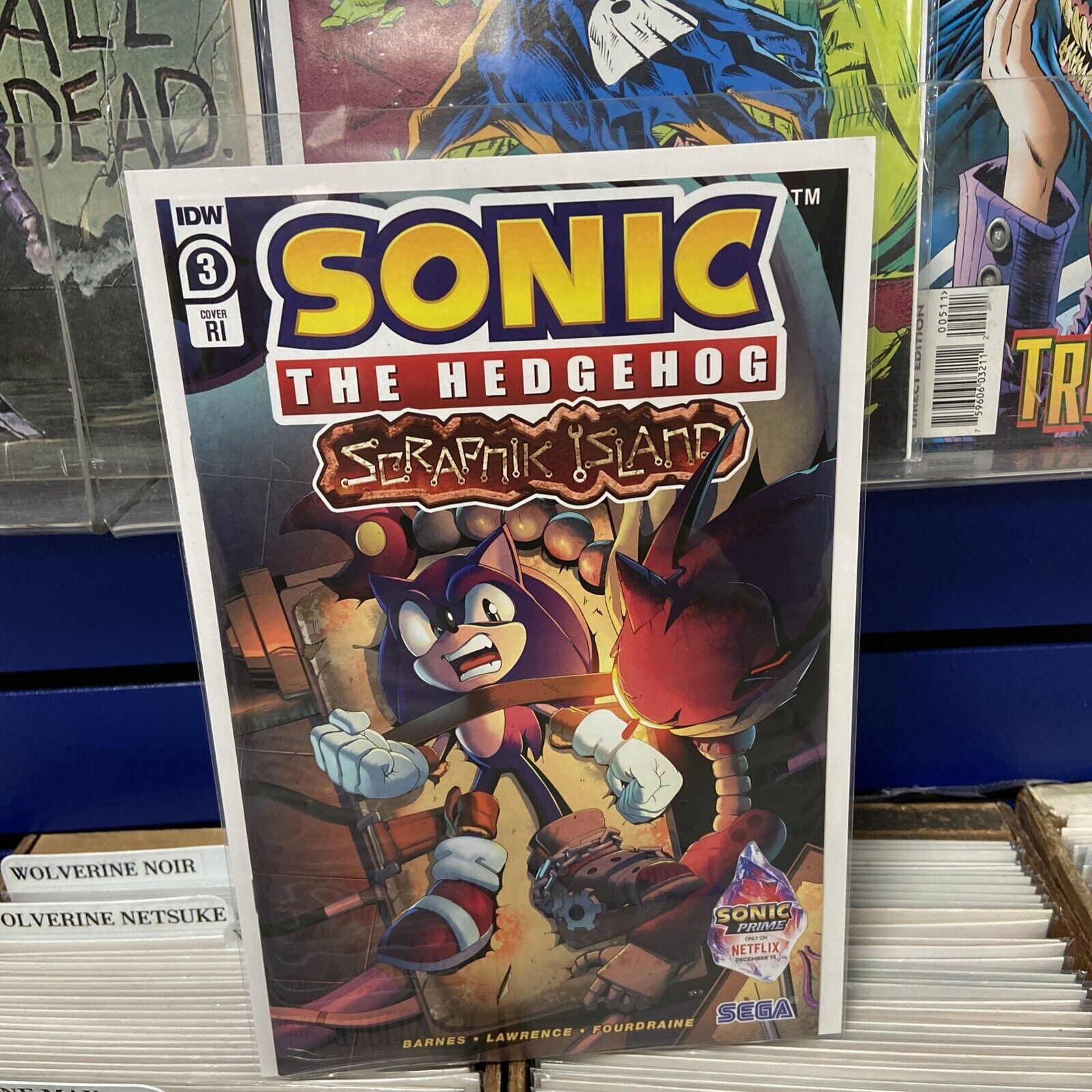 Sonic the Hedgehog Scrapnik Island #3 Cover C 1 for 10 Incentive