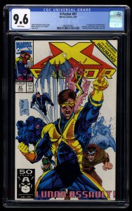 X-Factor #67 CGC NM+ 9.6 White Pages 1st Appearance Shinobi Shaw!