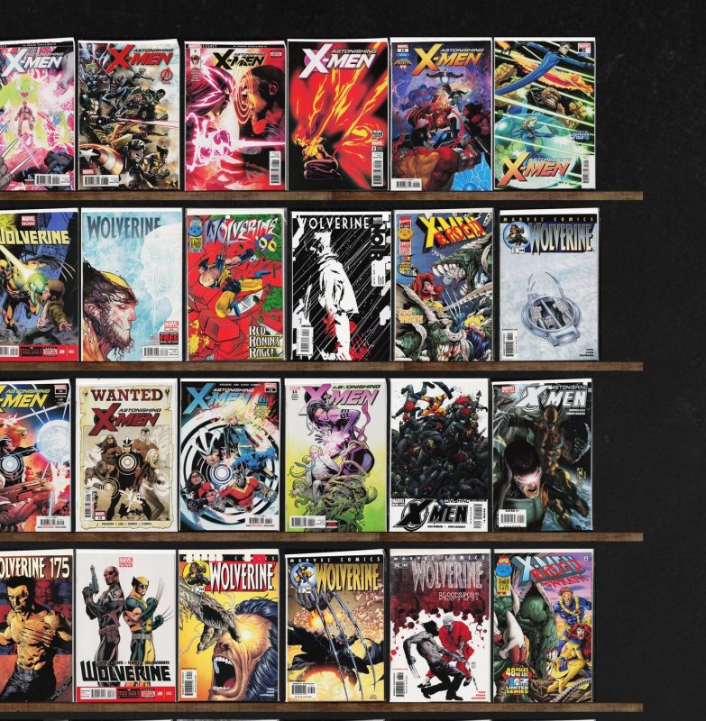 Huge Lot 150+ Comics with X-Men 2099, Wolverine, Astonishing X-Men & More!