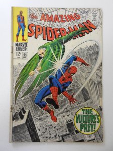 The Amazing Spider-Man #64 (1968) GD/VG Condition moisture stain