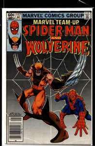 Marvel Team-Up #117 Newsstand Edition (1982) Wolverine [Key Issue]