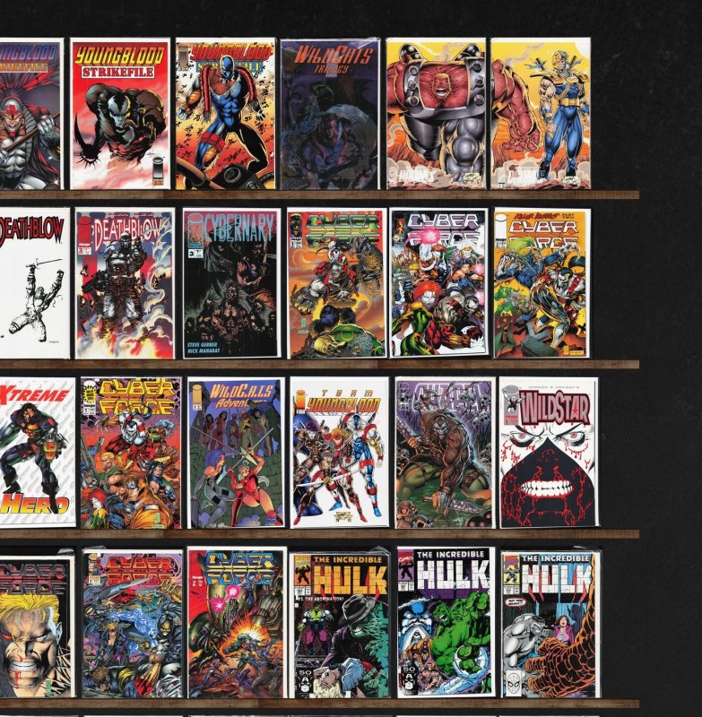 Huge Lot 140+ Comics with Deathblow, Youngblood, Youngblood Strikefile & More!