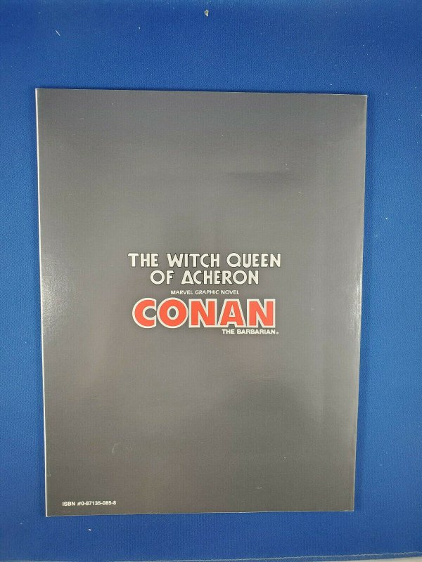 MARVEL GRAPHIC NOVEL 19 CONAN THE BARBARIAN VF NM 1986