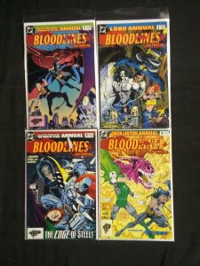 BLOODLINES OUTBREAK  1993   ANNUALS   LOT OF 7 COMICS...  VF - NM
