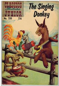 CLASSICS ILLUSTRATED JUNIOR 550 HRN 576 VG-F