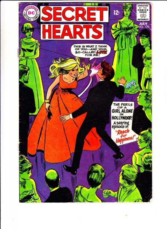 Secret Hearts #129 (Jul-68) FN- Mid-Grade 