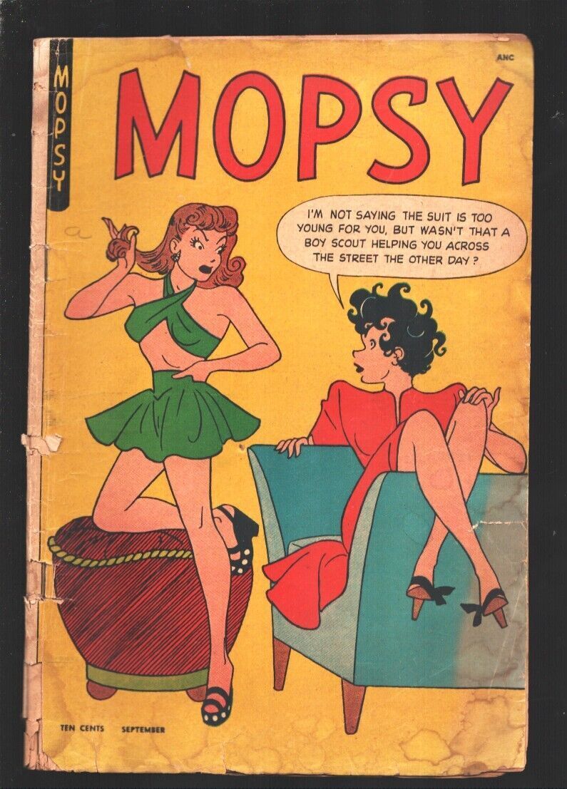 Mopsy 7 1949St. JohnIncredible good girl art comic by Gladys Parker