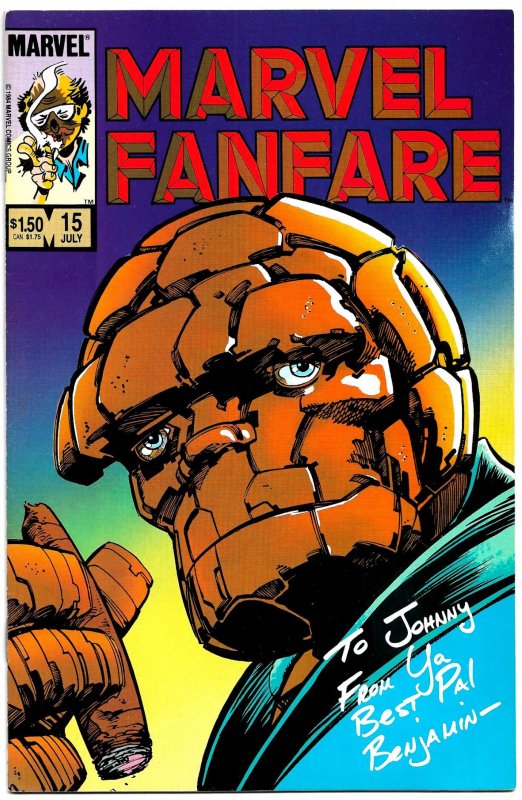 MARVEL FANFARE #15 (July1984) 8.0 VF  BARRY WINDSOR-SMITH on THING & TORCH!