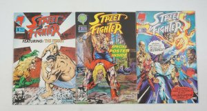 Street Fighter #1-3 FN complete series based on the capcom video game MALIBU