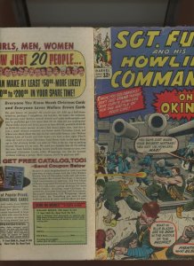 (1964) Sgt. Fury #10: SILVER AGE! KEY! CAPTAIN SAVAGE AS THE SKIPPER! (2.5)